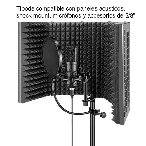 Trípode Microfono Hyperx Quadcast Solocast 180 cms Trípode Microfono Hyperx Quadcast Solocast 180 cms