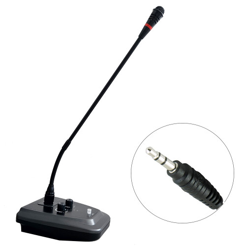 Micrófono Conferencia Cuello Ganso plug Mute y Echo 