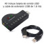 Kit Micrófono condensador atril y tarjeta sonido USB
