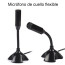 Micrófono USB para PC Notebook Escritorio flexible