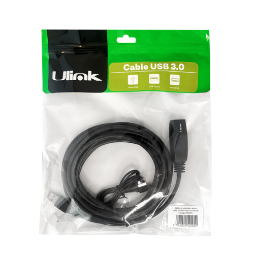 Cable de extensión USB Activo 3.0 de 5 metros