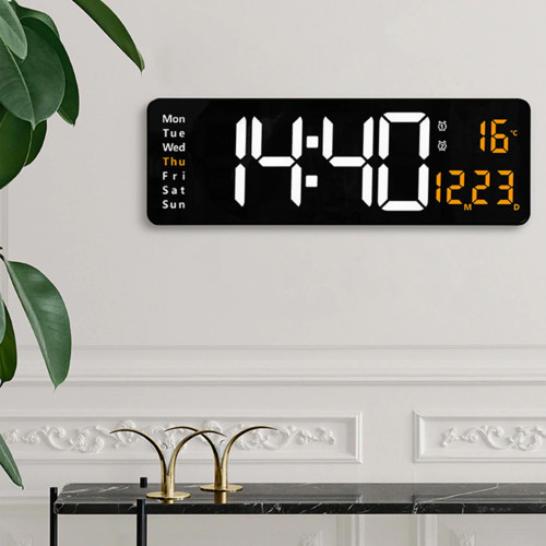 Reloj pared con temporizador fecha temperatura Reloj pared con temporizador fecha temperatura