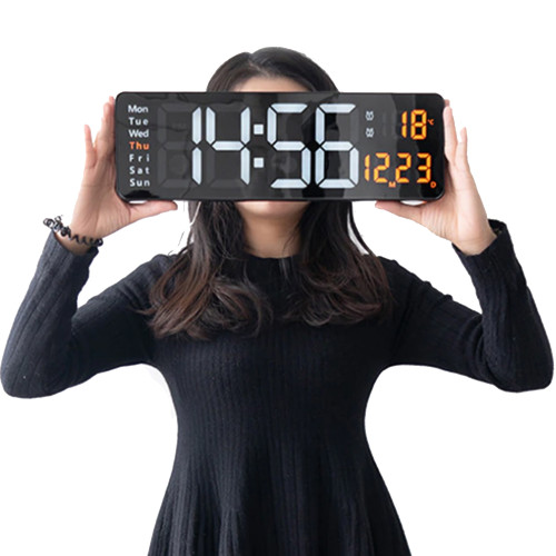 Reloj pared con temporizador fecha temperatura Reloj pared con temporizador fecha temperatura