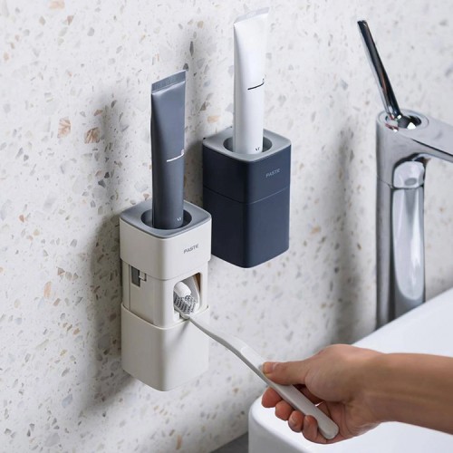 Dispensador Pasta de Dientes de pared blanco Dispensador Pasta de Dientes de pared blanco