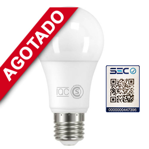 Ampolleta Led Fría 6W 550lm E27 con certificación SEC
