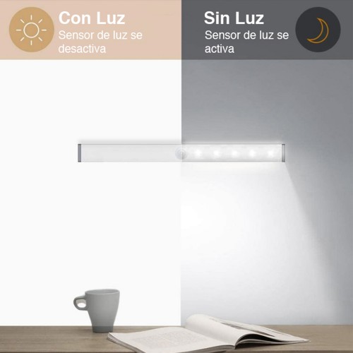 Barra Luz Led con sensor de movimiento 21 cms Barra Luz Led con sensor de movimiento 21 cms