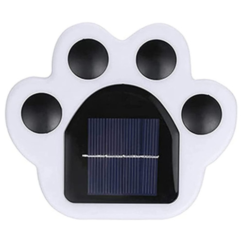 Luz solar jardín estaca diseño huella cálida Luz solar jardín estaca diseño huella cálida
