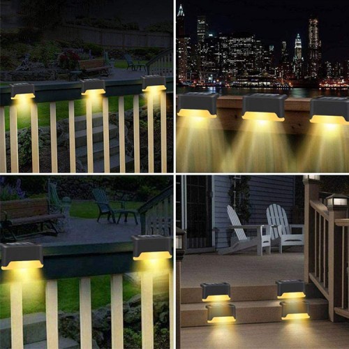 Foco Solar escalera y balcón led Pack x 4 Foco Solar escalera y balcón led Pack x 4