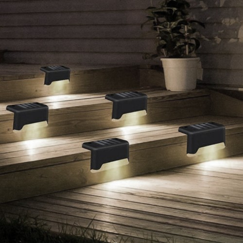 Foco Solar escalera y balcón led Pack x 4 Foco Solar escalera y balcón led Pack x 4