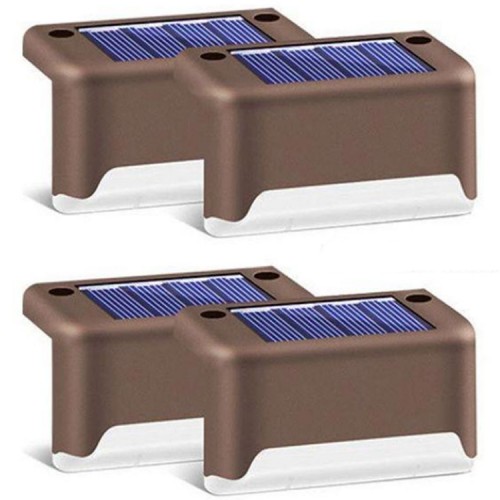 Foco Solar escalera y balcón led Pack x 4 Foco Solar escalera y balcón led Pack x 4