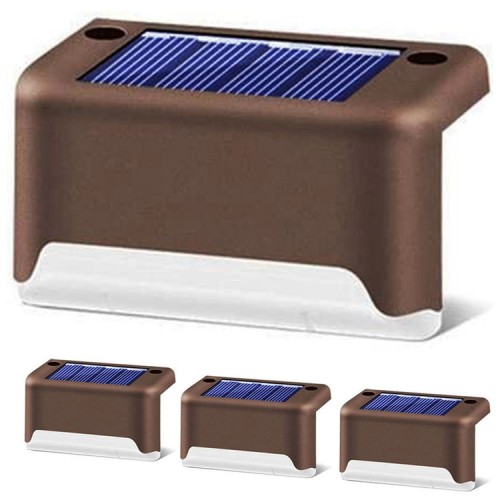 Foco Solar escalera y balcón led Pack x 4 Foco Solar escalera y balcón led Pack x 4