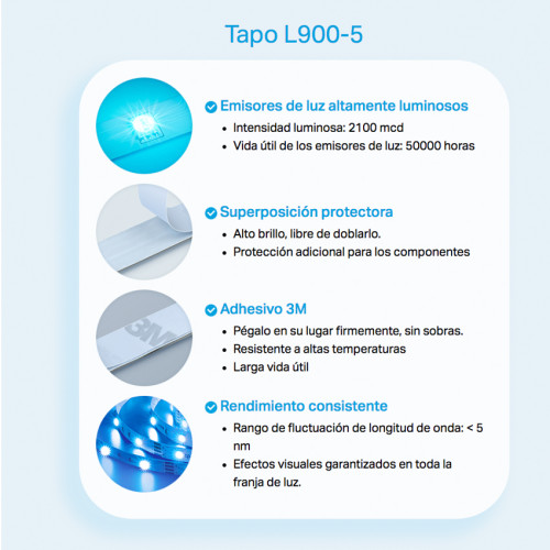 Tira Led Wifi RGB Multicolor TP-Link Tapo L900