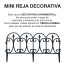 Mini Reja jardín plástica decorativa 60 x 33 cms