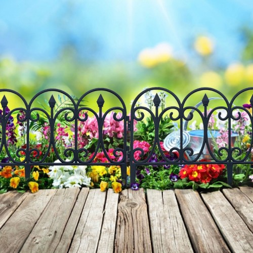 Mini Reja jardín plástica decorativa 60 x 33 cms Mini Reja jardín plástica decorativa 60 x 33 cms