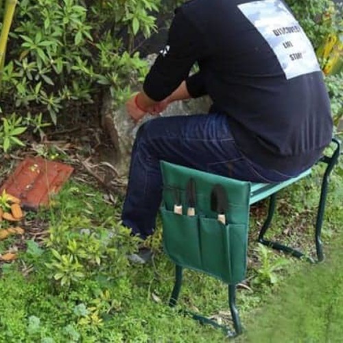 Silla jardinería rodillera y organizador herramientas Silla jardinería rodillera y organizador herramientas