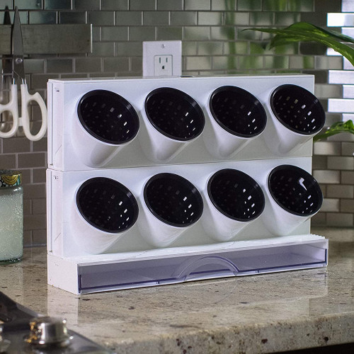 Huerto encimera portátil con riego eficiente Huerto encimera portátil con riego eficiente