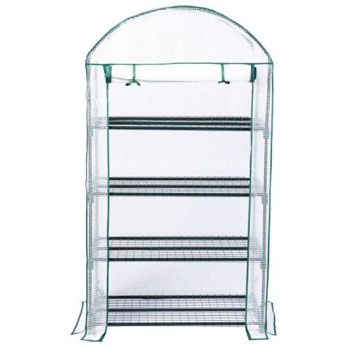 Mini invernadero vertical armable 4 bandejas 158 cms Mini invernadero vertical armable 4 bandejas 158 cms