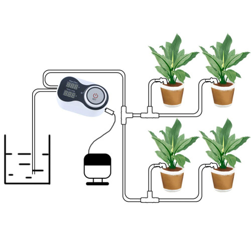 Sistema riego automático con temporizador plantas Sistema riego automático con temporizador plantas