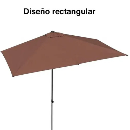 Quitasol rectangular balcón ventana muro 2.40 mts