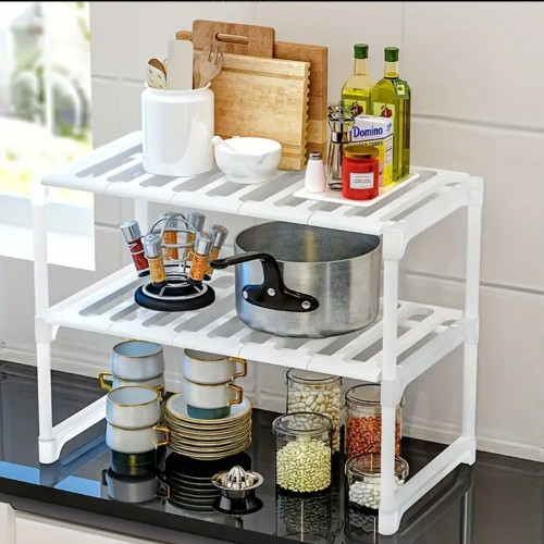 Organizador mueble cocina lavaplatos ajustable 