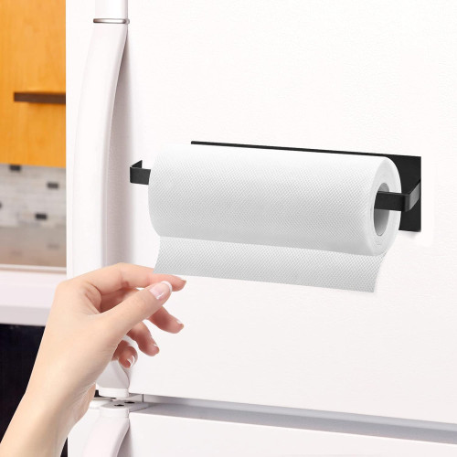 Porta Toalla Nova alusa magnético refrigerador negro Porta Toalla Nova alusa magnético refrigerador negro
