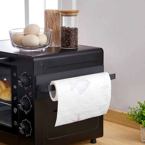 Porta Toalla Nova alusa magnético refrigerador negro Porta Toalla Nova alusa magnético refrigerador negro