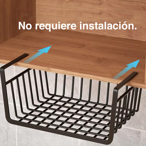 Organizador colgante muebles cesta escritorio Pack 3 Organizador colgante muebles cesta escritorio Pack 3