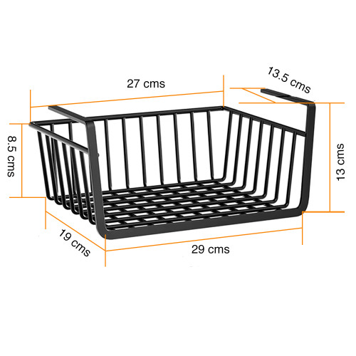 Organizador colgante muebles cesta escritorio Pack 3 Organizador colgante muebles cesta escritorio Pack 3