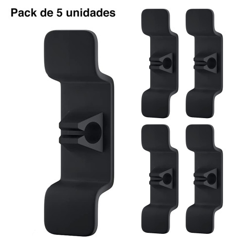 Enrollador cables electrodomésticos adhesivo x 5 Enrollador cables electrodomésticos adhesivo x 5