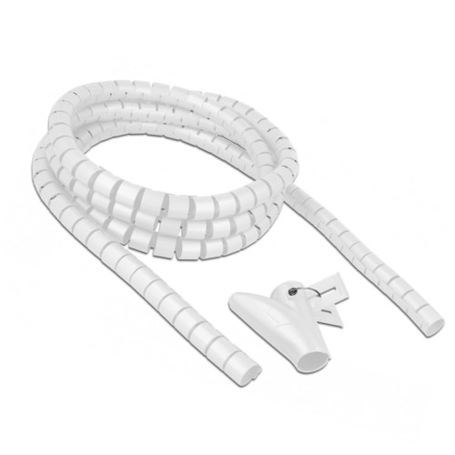 Protector organizador de cables 2 mts blanco Protector organizador de cables 2 mts blanco