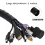 Protector organizador de cables 2 mts negro
