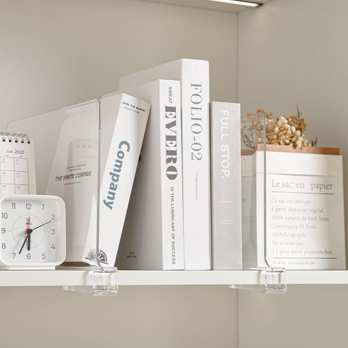 Separador Acrílico repisas libros muebles closet Separador Acrílico repisas libros muebles closet