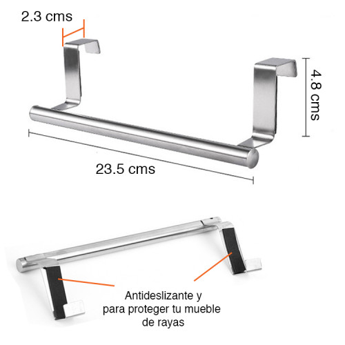 Colgador paños cocina y toallas puerta mueble Colgador paños cocina y toallas puerta mueble
