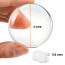 Tope Protector de pared Puerta silicona transparente x 6