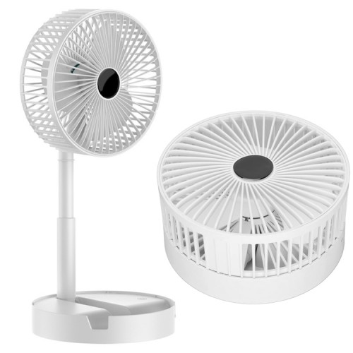 Ventilador USB de escritorio altura ajustable Blanco Ventilador USB de escritorio altura ajustable Blanco
