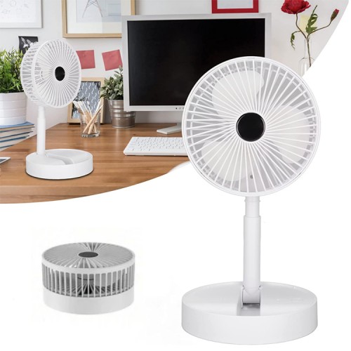Ventilador USB de escritorio altura ajustable Blanco Ventilador USB de escritorio altura ajustable Blanco