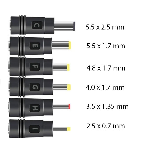 Adaptador de corriente universal de 3V hasta 12V