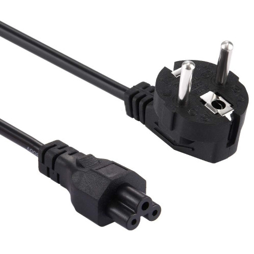 Cable de poder trébol a Schuko 1.5 mts