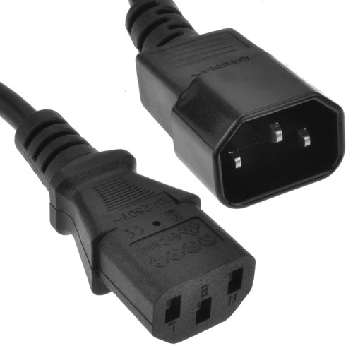 Cable de poder Macho Hembra Tripolar UPS Cable de poder Macho Hembra Tripolar UPS