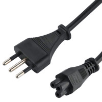 Cable de poder cargador notebook trebol 1.8 mt