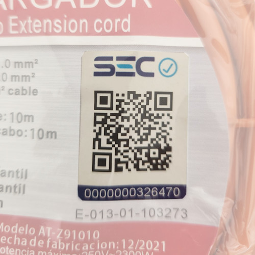 Alargador eléctrico extensión enchufe 10 metros Alargador eléctrico extensión enchufe 10 metros