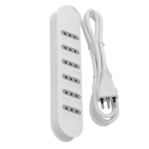 Alargador corriente Zapatilla Enchufe 6 tomas 1.5 mts Alargador corriente Zapatilla Enchufe 6 tomas 1.5 mts