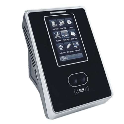 Registro acceso reconocimiento facial tarjetas RFID y clave