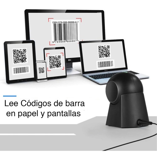 Lector código barras omnidireccional de mesa 1D 2D Lector código barras omnidireccional de mesa 1D 2D