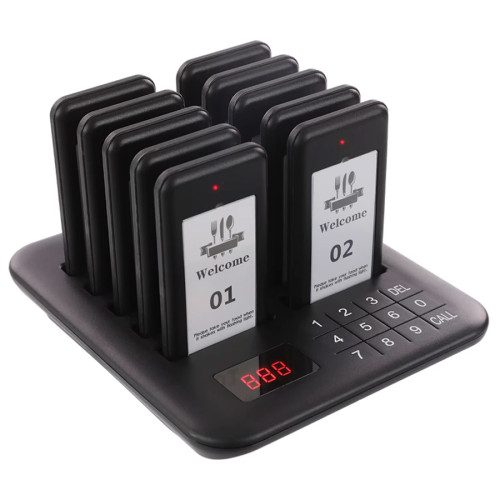 Pager 10 llamadores Llamador inalámbrico pedidos restaurant