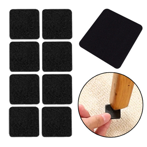Fieltro adhesivo protector patas muebles cuadrado x 9 Fieltro adhesivo protector patas muebles cuadrado x 9
