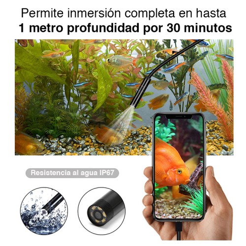 Cámara endoscópica celular micro usb 2 metros Cámara endoscópica celular micro usb 2 metros