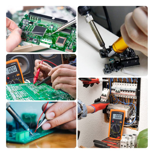 Kit 27 herramientas electrónica cautín tester destornillador