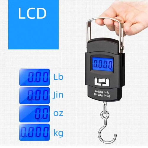 Pesa báscula pesador digital de maletas 50 KG Pesa báscula pesador digital de maletas 50 KG