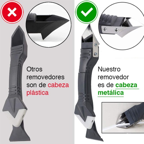Calafateo silicona removedor y alisador Calafateo silicona removedor y alisador